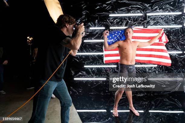 Swimmer Ryan Lochte poses during the Team USA Tokyo 2020 Olympic shoot on November 23, 2019 in West Hollywood, California.