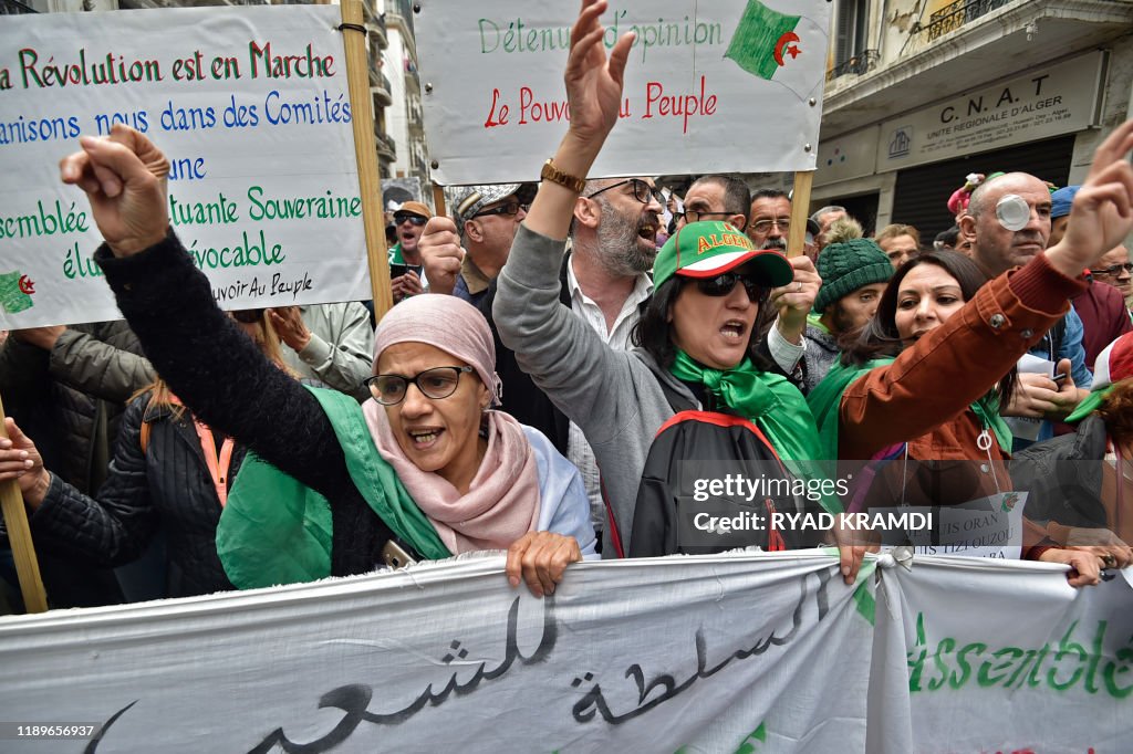 ALGERIA-POLITICS-PROTESTS