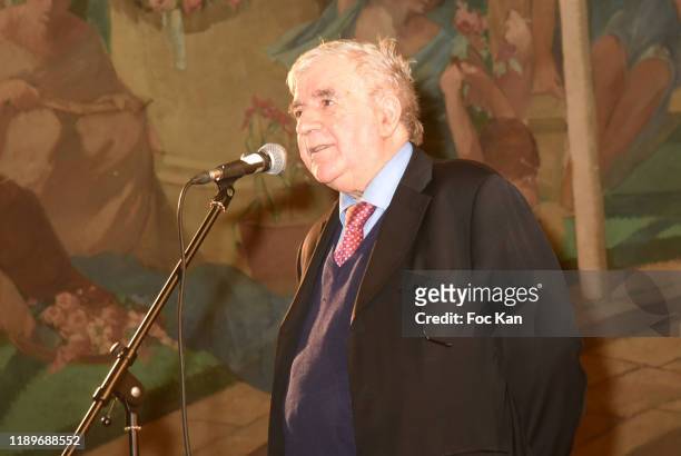 Jean Marc Muller president of Poesie En Liberté attends the "Poesie En Liberté": 2019 Awards Ceremony At Mairie Du 5eme on November 23, 2019 in...