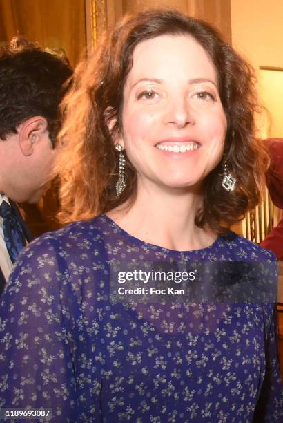 Writer Maia Brami attends the "Poesie En Liberté": 2019 Awards Ceremony At Mairie Du 5eme on November 23, 2019 in Paris, France.