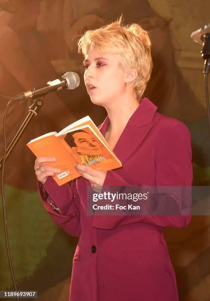 Lea Furic attends the "Poesie En Liberté": 2019 Awards Ceremony At Mairie Du 5eme on November 23, 2019 in Paris, France.