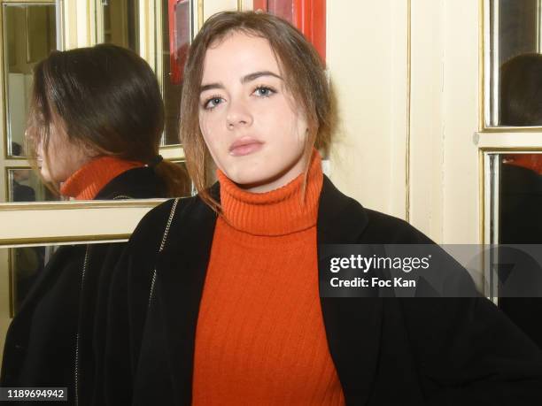 Actress Lou Gala attends the "Poesie En Liberté": 2019 Awards Ceremony At Mairie Du 5eme on November 23, 2019 in Paris, France.