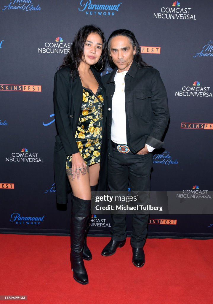 Zahn Routon Morningstar Angeline and Zahn McClarnon attend the 2019 Los Angeles ...