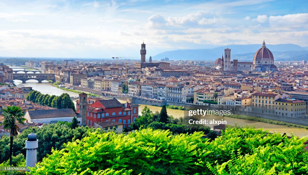 Aerial view of Florence