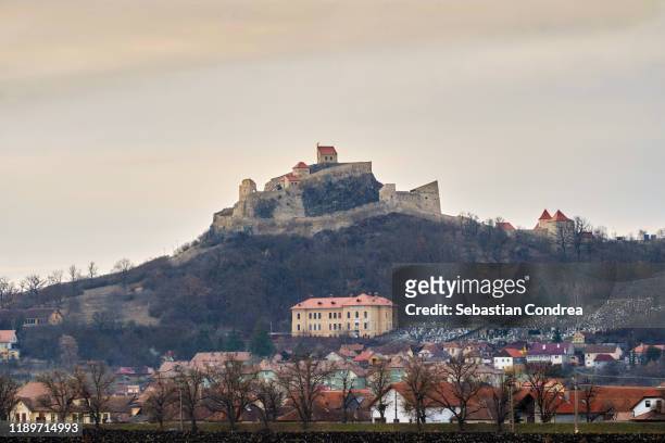 rupea medieval fortress in transylvania, romania, europe. - romanian ruins bildbanksfoton och bilder