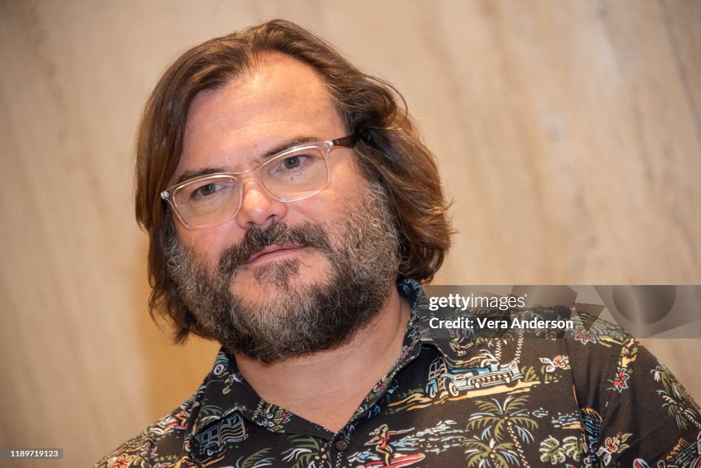 Jack Black at the "Jumanji: Next Level" Press Conference at the... News
