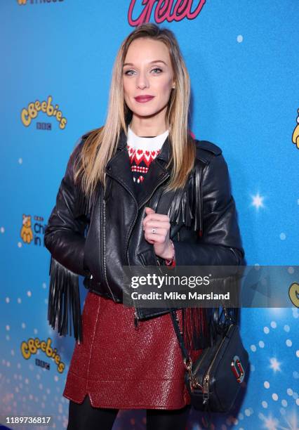 Anna Nightingale attends the "Cbeebies Christmas Show: Hansel & Gretal" UK Premiere at Cineworld Leicester Square on November 24, 2019 in London,...