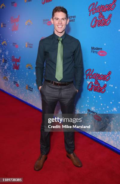 Joseph Elliott attends the "Cbeebies Christmas Show: Hansel & Gretal" UK Premiere at Cineworld Leicester Square on November 24, 2019 in London,...