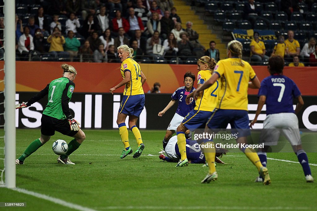 Japan v Sweden: FIFA Women's World Cup 2011 - Semi Final