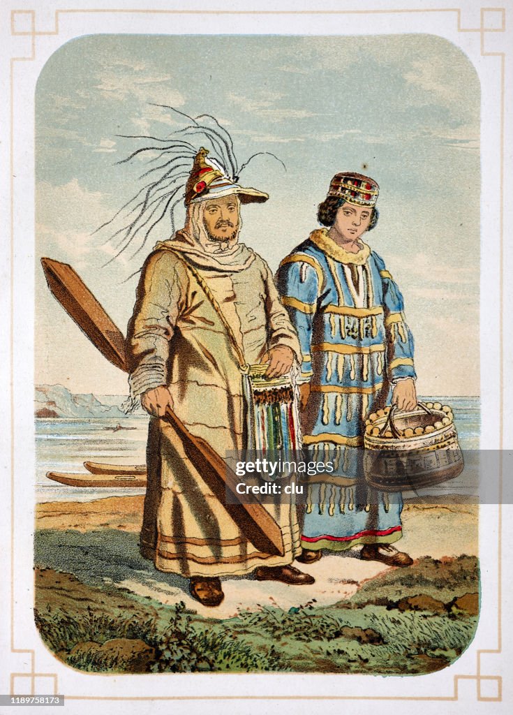 Couple from Aleutian Islands