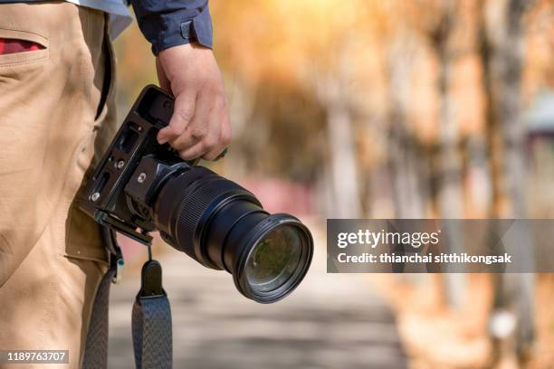 i am professional photographer - digital single lens reflex camera stock pictures, royalty-free photos & images