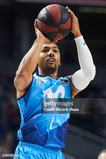 Phil Pressey of Movistar Estudiantes during Liga Endesa match between Movistar Estudiantes and San Pablo Burgos on November 24, 2019 in Madrid, Spain.