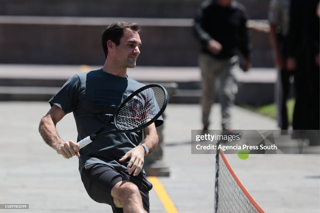 Exhibition Game - Roger Federer v Alexander Zverev