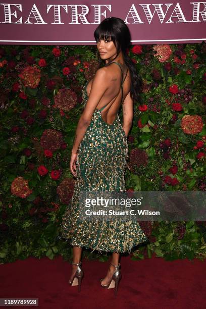 Jourdan Dunn attends the 65th Evening Standard Theatre Awards at London Coliseum on November 24, 2019 in London, England.