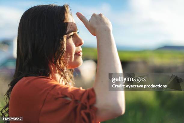 adult female women enjoying time together in rural setting in western colorado - time blocking stock pictures, royalty-free photos & images