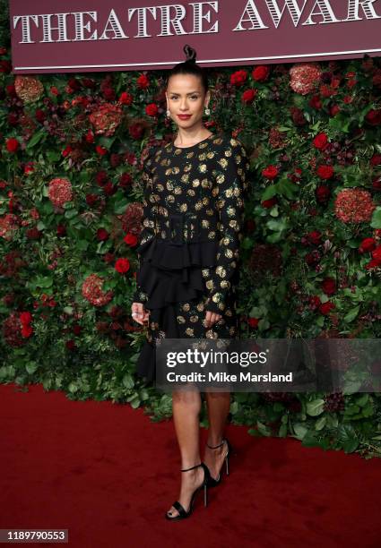 Gugu Mbatha-Raw attends the 65th Evening Standard Theatre Awards at the London Coliseum on November 24, 2019 in London, England.