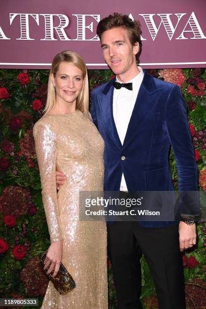 Poppy Delevingne and James Cook attend the 65th Evening Standard Theatre Awards at London Coliseum on November 24, 2019 in London, England.