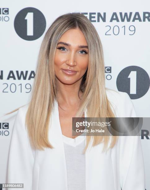 Megan McKenna attends BBC Radio 1's Teen Awards 2019 on November 24, 2019 in London, United Kingdom.