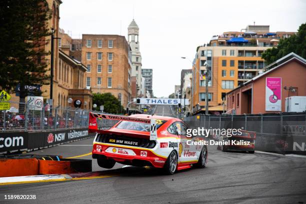 Scott McLaughlin drives the Shell V-Power Racing Team Ford Mustang during race 2 of the Newcastle 500 as part of the 2019 Supercars Championship on...