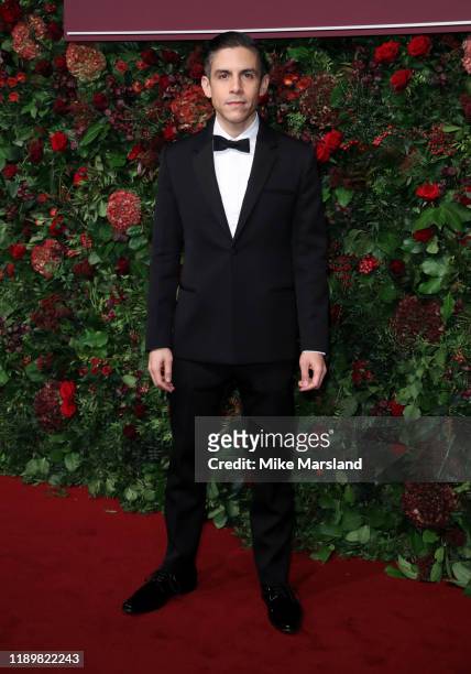 Matthew Lopez attends the 65th Evening Standard Theatre Awards at the London Coliseum on November 24, 2019 in London, England.