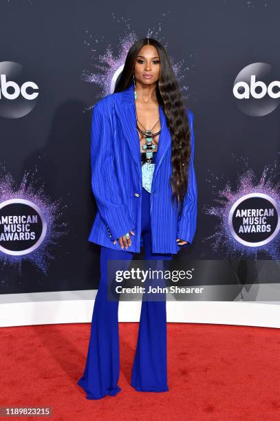 Ciara attends the 2019 American Music Awards at Microsoft Theater on November 24, 2019 in Los Angeles, California.