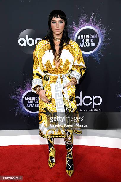 Kesha attends the 2019 American Music Awards at Microsoft Theater on November 24, 2019 in Los Angeles, California.