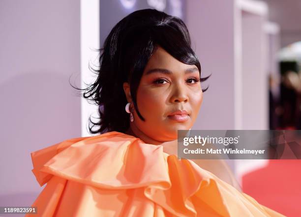 Lizzo attends the 2019 American Music Awards at Microsoft Theater on November 24, 2019 in Los Angeles, California.