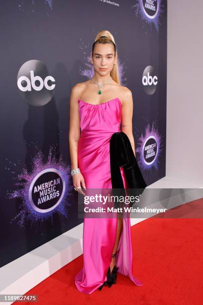 Dua Lipa attends the 2019 American Music Awards at Microsoft Theater on November 24, 2019 in Los Angeles, California.