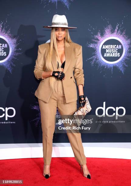 Tyra Banks attends the 2019 American Music Awards at Microsoft Theater on November 24, 2019 in Los Angeles, California.