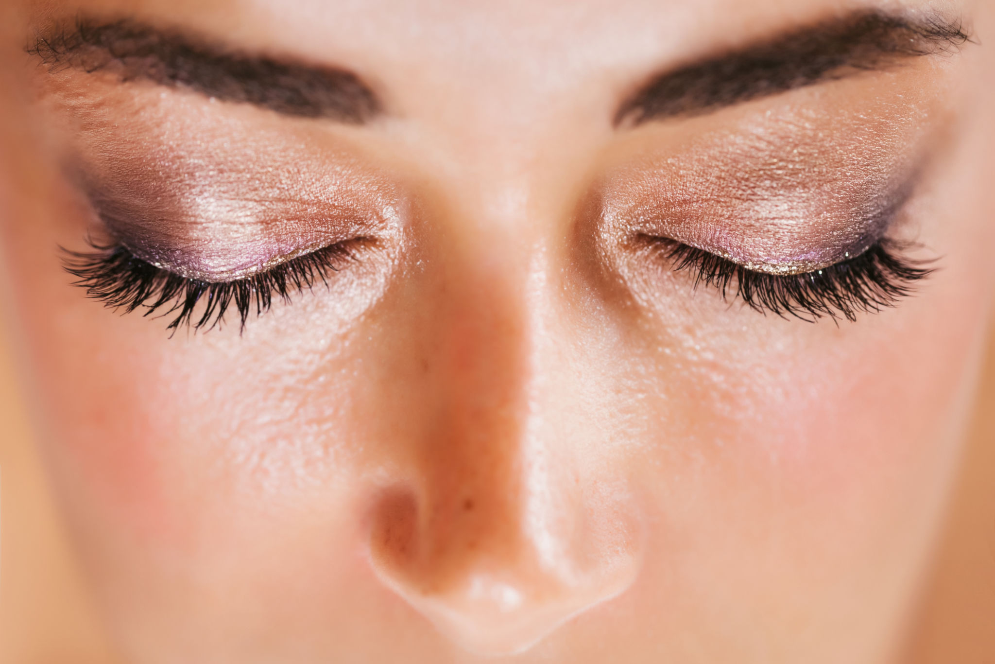 bright eyeshadow