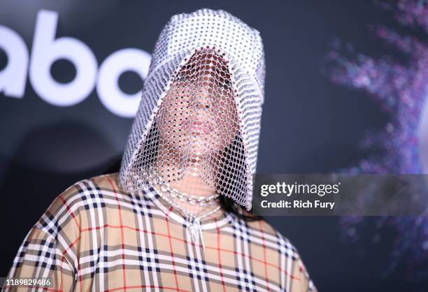 Billie Eilish attends the 2019 American Music Awards at Microsoft Theater on November 24, 2019 in Los Angeles, California.