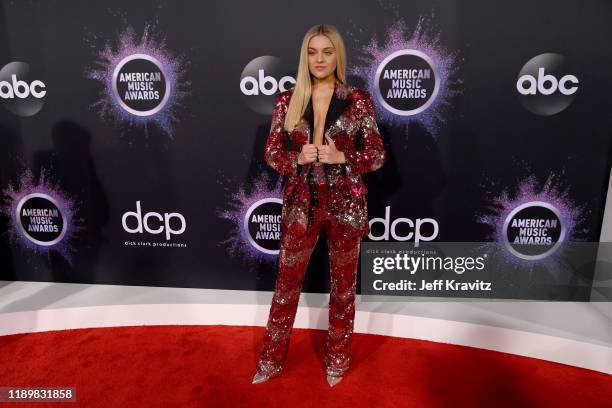 Kelsea Ballerini attends the 2019 American Music Awards at Microsoft Theater on November 24, 2019 in Los Angeles, California.