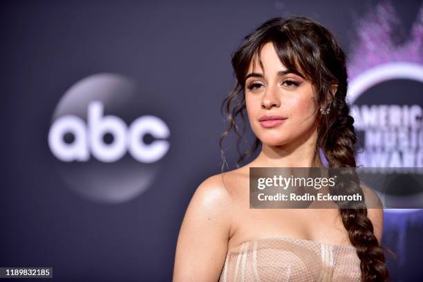 Camila Cabello attends the 2019 American Music Awards at Microsoft Theater on November 24, 2019 in Los Angeles, California.