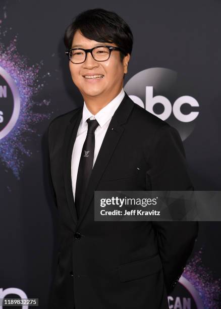 Lenzo Yoon, Co-CEO of Big Hit Entertainment, attends the 2019 American Music Awards at Microsoft Theater on November 24, 2019 in Los Angeles,...