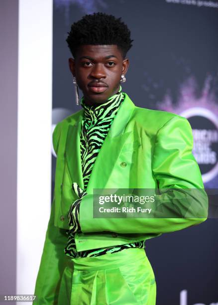 Lil Nas X attends the 2019 American Music Awards at Microsoft Theater on November 24, 2019 in Los Angeles, California.