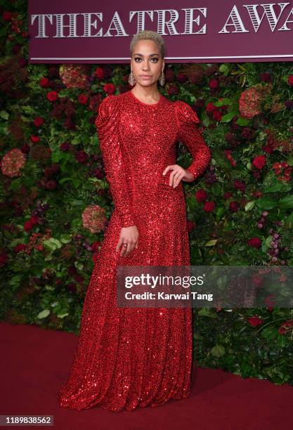 Cush Jumbo attends the 65th Evening Standard Theatre Awards at London Coliseum on November 24, 2019 in London, England.