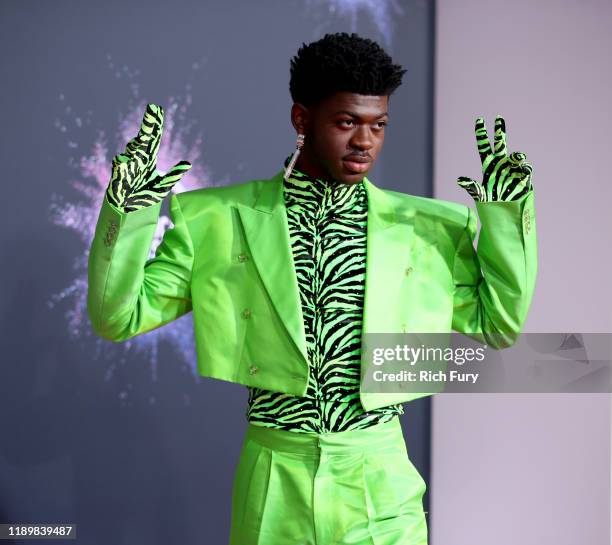 Lil Nas X attends the 2019 American Music Awards at Microsoft Theater on November 24, 2019 in Los Angeles, California.