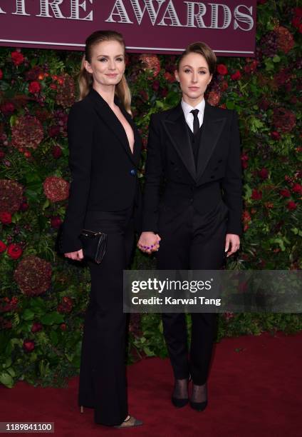 Sophie Melville and Erin Doherty attend the 65th Evening Standard Theatre Awards at London Coliseum on November 24, 2019 in London, England.