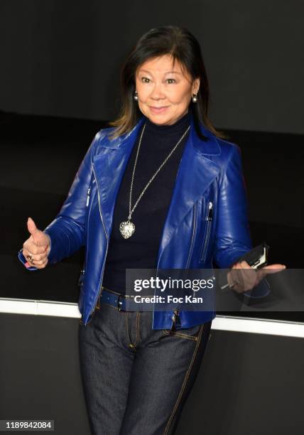 8th district Mayor Jeanne d’Hauteserre attends Christmas Lights Launch On The Champs Elysees In Paris on November 24, 2019 in Paris, France.