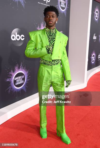 Lil Nas X attends the 2019 American Music Awards at Microsoft Theater on November 24, 2019 in Los Angeles, California.