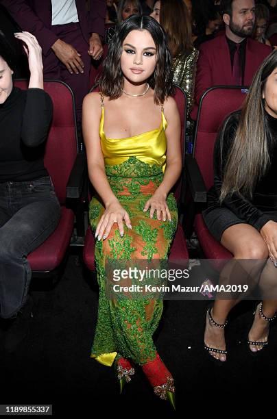 Selena Gomez attends the 2019 American Music Awards at Microsoft Theater on November 24, 2019 in Los Angeles, California.