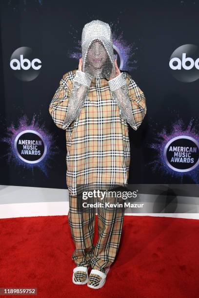 Billie Eilish attends the 2019 American Music Awards at Microsoft Theater on November 24, 2019 in Los Angeles, California.