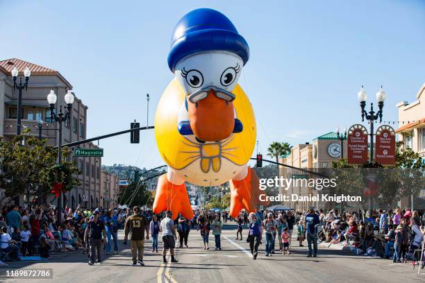 General view of the atmosphere at the 73rd Annual Mother Goose Parade on November 24, 2019 in El Cajon, California.