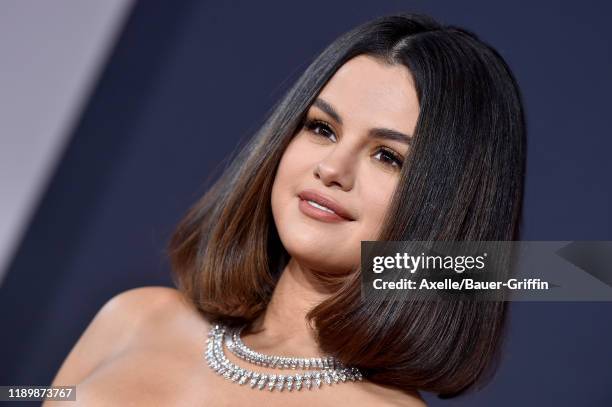 Selena Gomez attends the 2019 American Music Awards at Microsoft Theater on November 24, 2019 in Los Angeles, California.