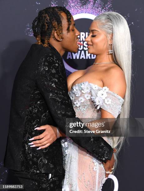 Rich The Kid and Antonette Willis arrives at the 2019 American Music Awards at Microsoft Theater on November 24, 2019 in Los Angeles, California.