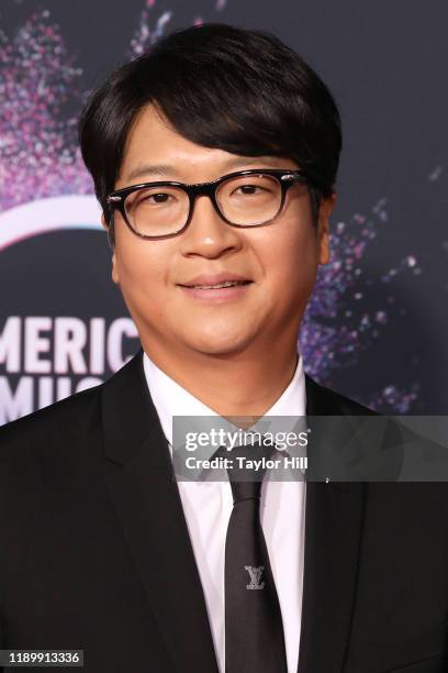 Of CEO of Big Hit Entertainment Lenzo Yoon attends the 2019 American Music Awards at Microsoft Theater on November 24, 2019 in Los Angeles,...