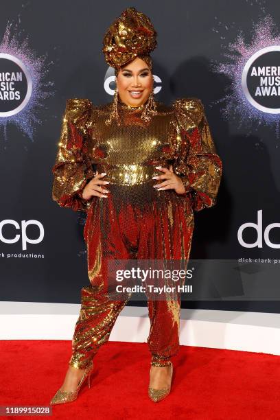 Patrick Starrr attends the 2019 American Music Awards at Microsoft Theater on November 24, 2019 in Los Angeles, California.