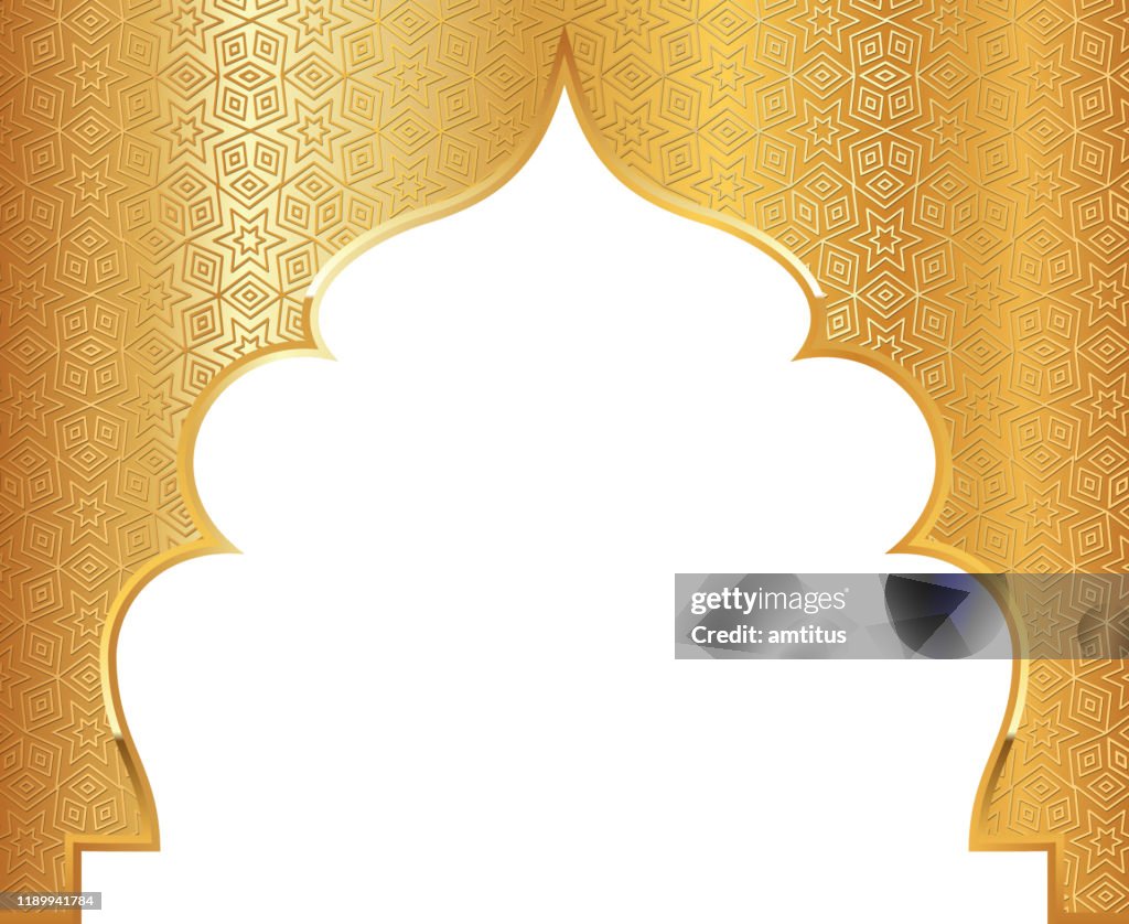 Islamic Column Pattern Vector Islamic Arches Vector