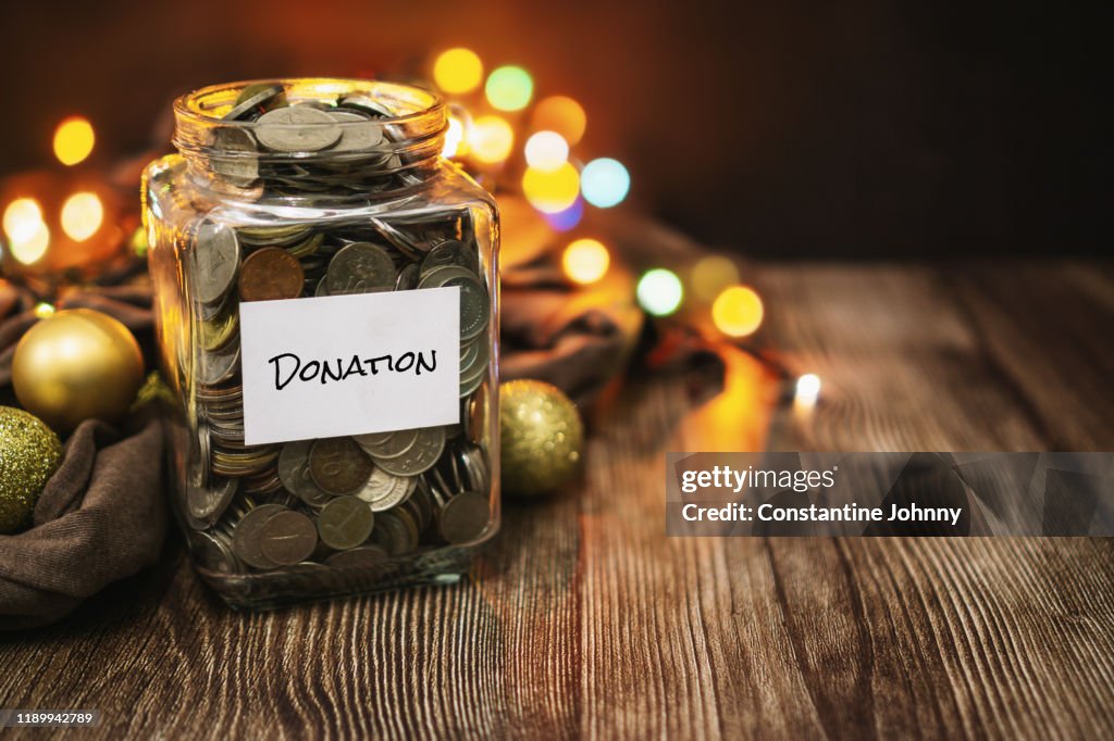 Coin Jar for Collecting Donation