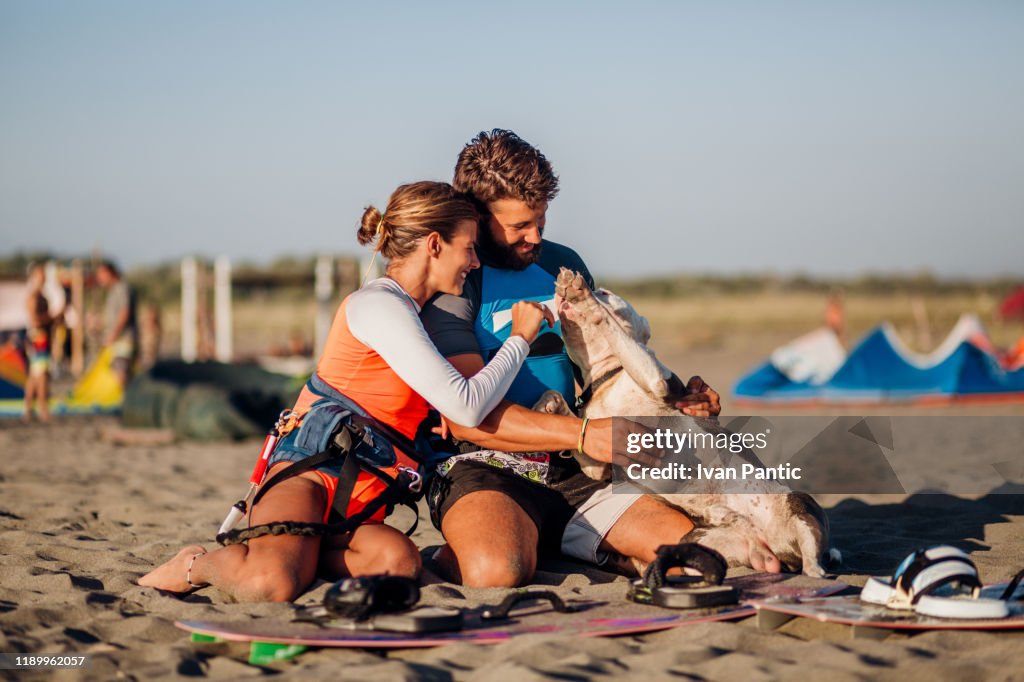 Young Tourists Having Fun At A Beach High-Res Stock Photo - Getty Images